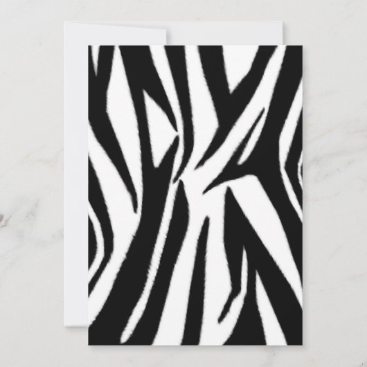 Zebra Print and Pink Girl Spil Halloween-Party Einladung (Rückseite)