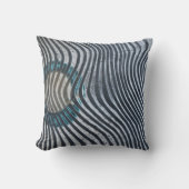 Zebra Print Animal Print Muster Kissen (Vorderseite)