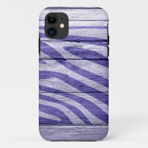 Zebra Print auf Holz #18 Case-Mate iPhone Hülle