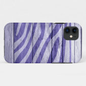 Zebra Print auf Holz #18 Case-Mate iPhone Hülle (Rückseite (Horizontal))