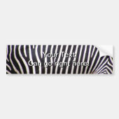 Zebra Print Autoaufkleber (Vorne)