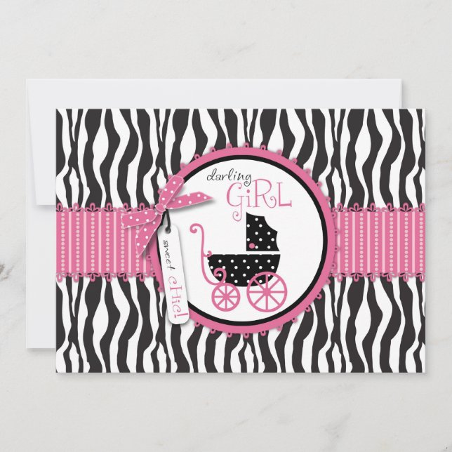 Zebra Print & Baby Carriage (Vorderseite)
