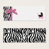 Zebra Print & Baby Carriage - Tag (Vorne & Hinten)
