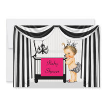 Zebra Print Baby Shower Einladung