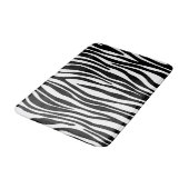 Zebra Print Badematte (Schrägansicht)