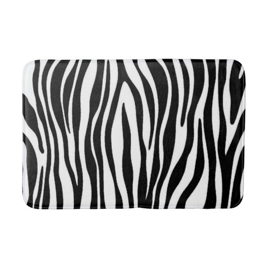 Zebra Print Badematte (Vorderseite)