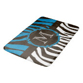 Zebra Print Badematte (Schrägansicht)