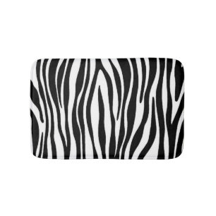Zebra Print Badematte