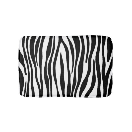 Zebra Print Badematte (Vorderseite)