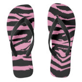 Zebra Print Badesandalen (Fußbett)