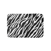 Zebra Print Bath Mat Badematte (Vorderseite)