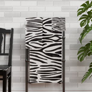 Zebra Print Bathroom Towel Set