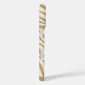 Zebra Print-Beige- Case-Mate iPhone Hülle (Rückseite / Rechts)