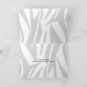 Zebra Print Birthday Card mit rosa Cupcake Karte (Innenseite)