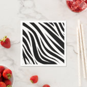 Zebra Print Birthday Party Kinder Serviette (Beispiel)
