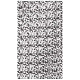 Zebra Print Black and White Party Tablecloth Tischdecke
