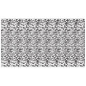 Zebra Print Black and White Party Tablecloth Tischdecke (Vorderseite (Horizontal))