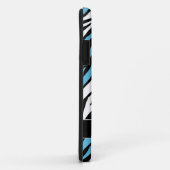 Zebra Print Blue Mix iPhone 5 Fall Case-Mate iPhone Hülle (Hinten/Rechts)