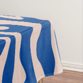 Zebra Print Blue Zebra Stripes Animal Print Tischdecke (Beispiel)