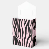 Zebra Print Brautparty Geschenkschachtel (Geöffnet)