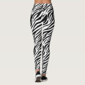 Zebra Print BW Leggings (Rückseite)