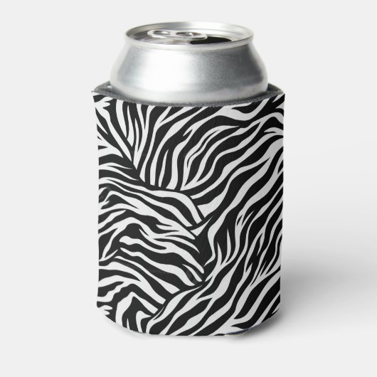 Zebra Print Can Cooler Dosenkühler (Kanne Rückseite)