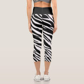 Zebra Print Capri Leggings (Rückseite)