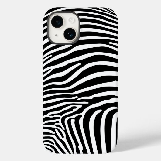 Zebra Print Case-Mate iPhone Hülle (Rückseite)
