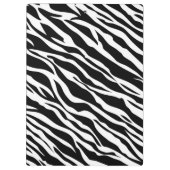 Zebra Print Clipboard Klemmbrett (Rückseite)