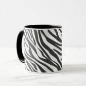 Zebra Print Combo Tasse, 325 ml Tasse (Vorderseite Links)