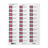 Zebra Print Custom Monogram (Vorne)