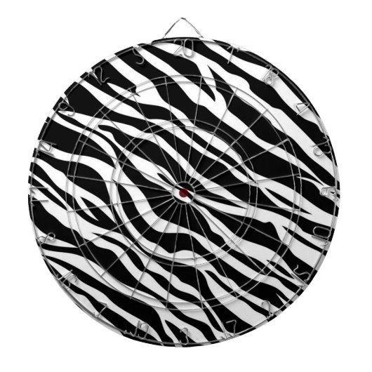 Zebra Print Dart Board Dartscheibe (vorne)