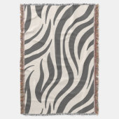 Zebra Print Decke (Vorderseite Vertikal)