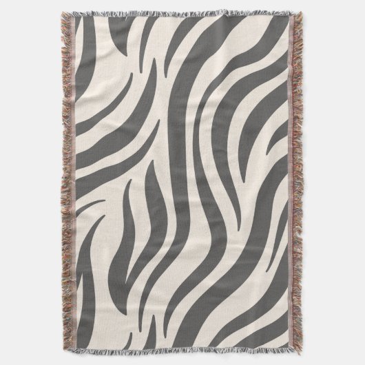 Zebra Print Decke (Vorderseite Vertikal)