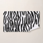 Zebra Print Design Badhandtuch Set (Handtuch)