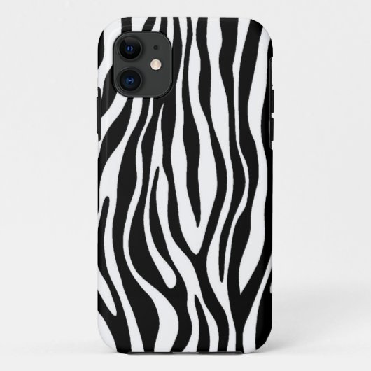 Zebra Print Design Case-Mate iPhone Hülle (Rückseite)