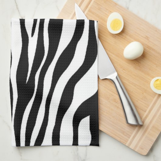 Zebra Print Design Geschirrtuch (Viertel Falte)