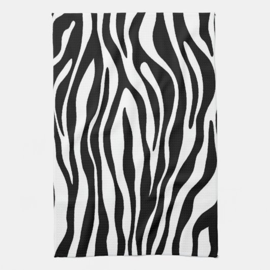 Zebra Print Design Geschirrtuch (Vertikal)