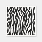Zebra Print Design Serviette (Vorderseite)
