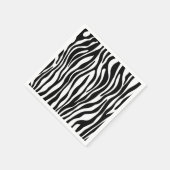 Zebra Print Design Serviette (Ecke)