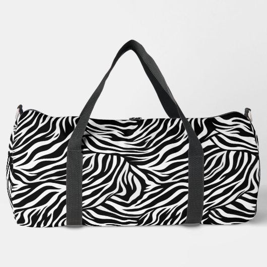 Zebra Print Duffle Bag (Vorderseite)