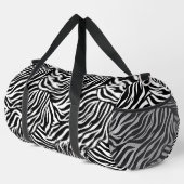 Zebra Print Duffle Bag (Rechte Ecke)