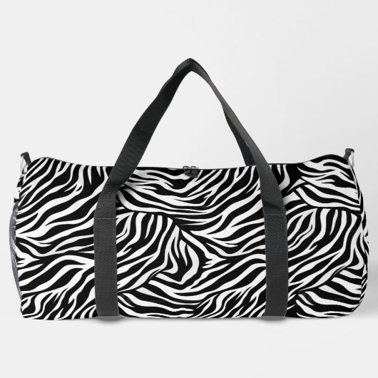 Zebra Print Duffle Bag (Rückseite)