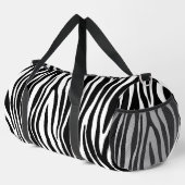 Zebra Print Duffle Bag (Rechte Ecke)