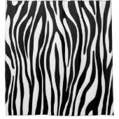 Zebra Print Duschvorhang (Vorderseite)