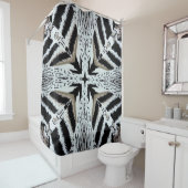 Zebra Print Duschvorhang (Beispiel)