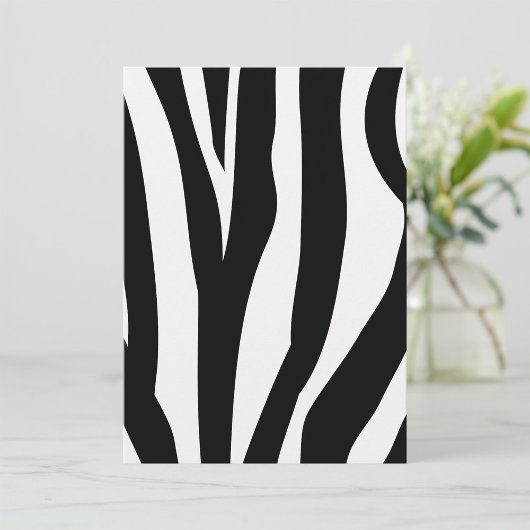 Zebra Print Einladungen