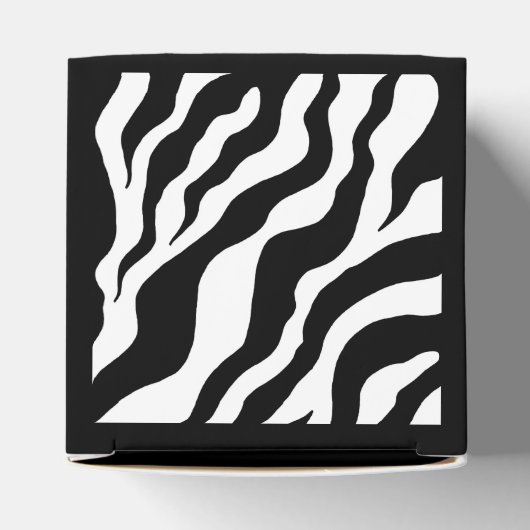 Zebra Print Fevor Boxes Geschenkschachtel (Oben)