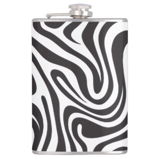 Zebra Print Flachmann