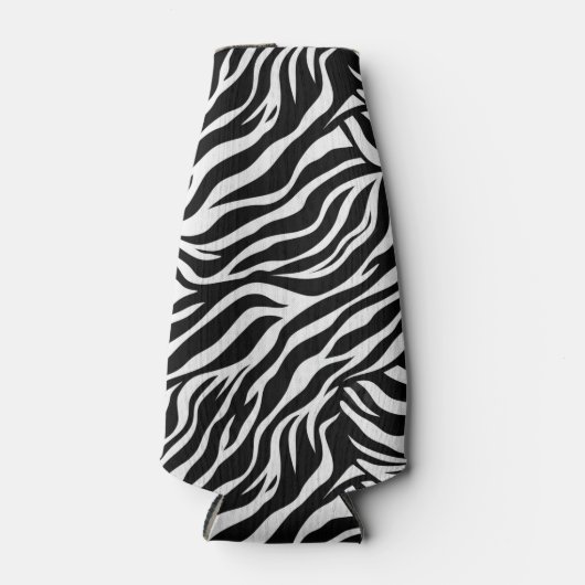 Zebra Print Flasche Cooler Flaschenkühler (Vorderseite)